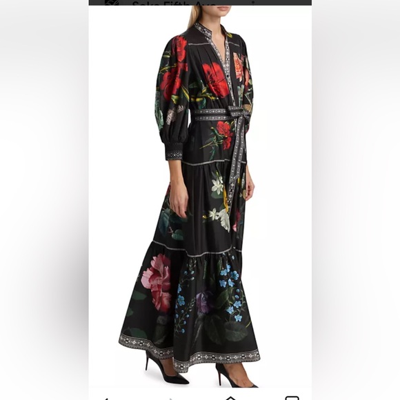 Alice + Olivia Button front Floral dress! - Picture 12 of 12